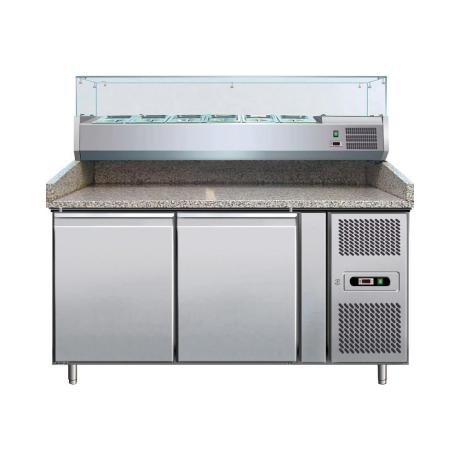 banco pizza refrigerato