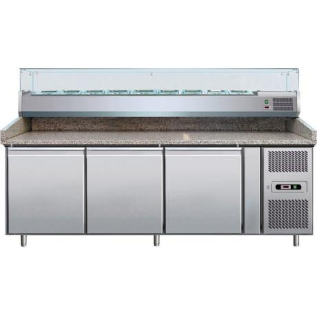 banco pizza refrigerato