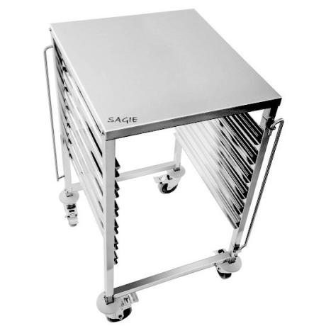 carrello inox di servizio portateglie