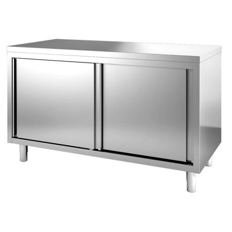 tavolo inox armadiato professionale per ristoranti, hotel, pizzerie
