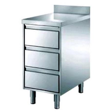 Cassettiera Interamente in Acciaio inox